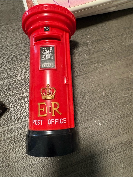 Other - Red Post Office Piggy Bank - Classic Mailbox Design